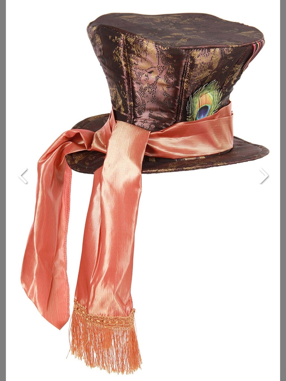 Disney Deluxe Mad Hatter Adult Halloween Costume Hat